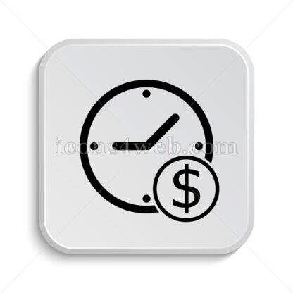 Time is money icon design – Time is money button design. - Icons for website