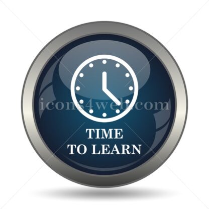 Time to learn icon for website – Time to learn stock image - Icons for website