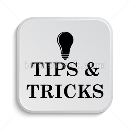 Tips and tricks icon design – Tips and tricks button design. - Icons for website