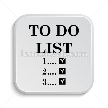 To do list icon design – To do list button design. - Icons for website
