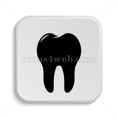 Tooth icon design – Tooth button design. - Icons for website