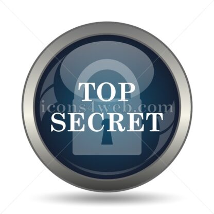 Top secret icon for website – Top secret stock image - Icons for website