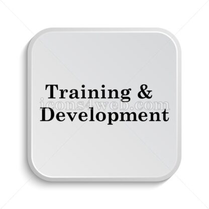 Training and development icon design – Training and development button design. - Icons for website