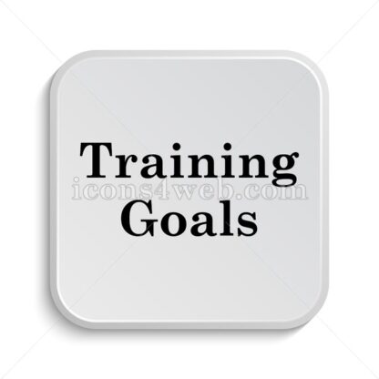 Training goals icon design – Training goals button design. - Icons for website