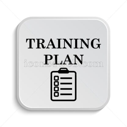 Training plan icon design – Training plan button design. - Icons for website