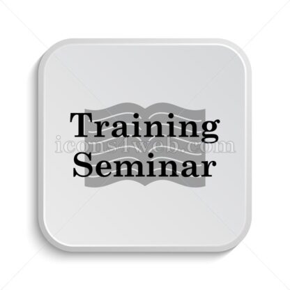 Training seminar icon design – Training seminar button design. - Icons for website