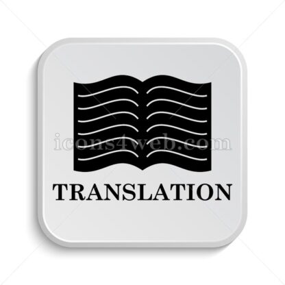 Translation book icon design – Translation book button design. - Icons for website
