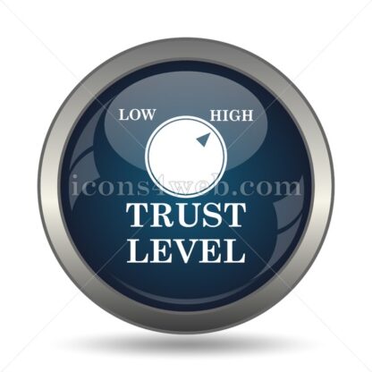 Trust level icon for website – Trust level stock image - Icons for website