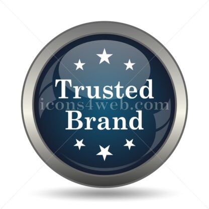 Trusted brand icon for website – Trusted brand stock image - Icons for website