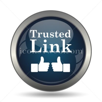 Trusted link icon for website – Trusted link stock image - Icons for website