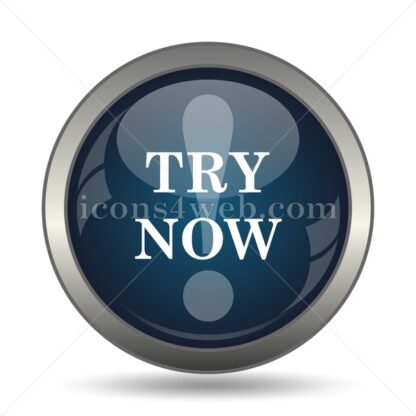 Try now icon for website – Try now stock image - Icons for website
