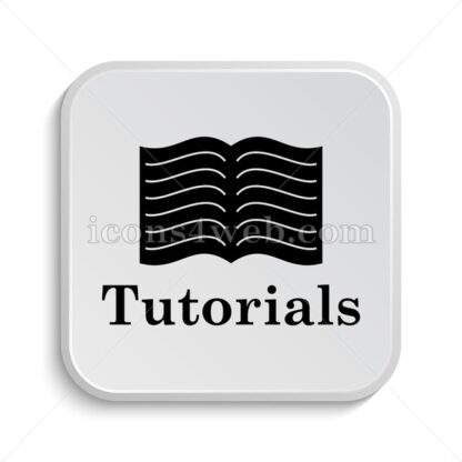 Tutorials icon design – Tutorials button design. - Icons for website