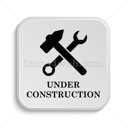 Under construction icon design – Under construction button design. - Icons for website