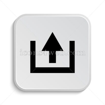Upload sign icon design – Upload sign button design. - Icons for website