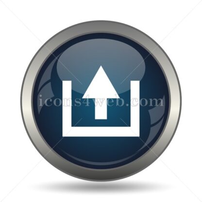 Upload sign icon for website – Upload sign stock image - Icons for website