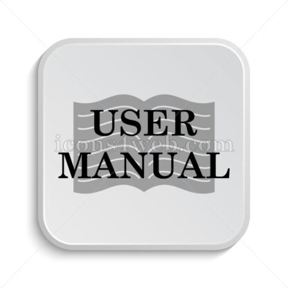 User manual icon design – User manual button design. - Icons for website