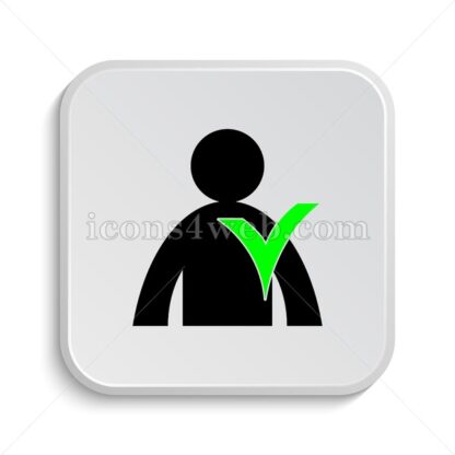 User online icon design – User online button design. - Icons for website