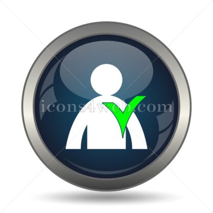 User online icon for website – User online stock image - Icons for website