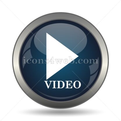 Video play icon for website – Video play stock image - Icons for website