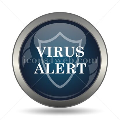 Virus alert icon for website – Virus alert stock image - Icons for website