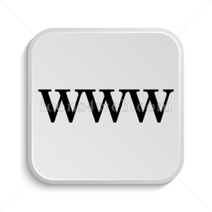 WWW icon design – WWW button design. - Icons for website