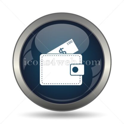 Wallet icon for website – Wallet stock image - Icons for website