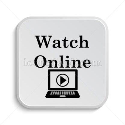 Watch online icon design – Watch online button design. - Icons for website