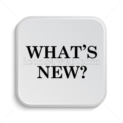 Whats new icon design – Whats new button design. - Icons for website
