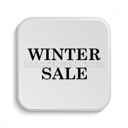 Winter sale icon design – Winter sale button design. - Icons for website