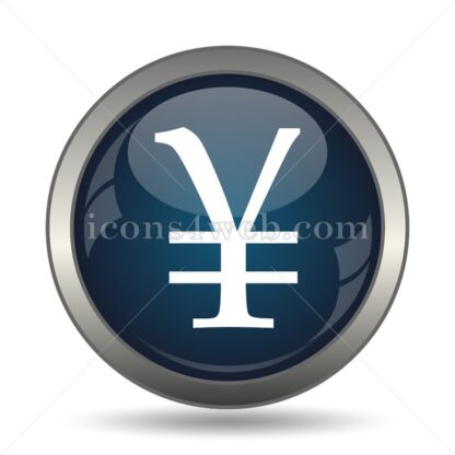 Yen icon for website – Yen stock image - Icons for website