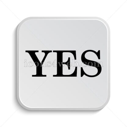 Yes icon design – Yes button design. - Icons for website