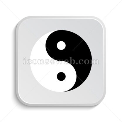 Ying yang icon design – Ying yang button design. - Icons for website