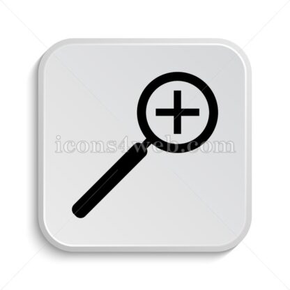 Zoom in icon design – Zoom in button design. - Icons for website