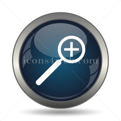 Zoom in icon for website – Zoom in stock image - Icons for website