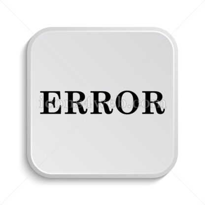 error icon design – error button design. - Icons for website